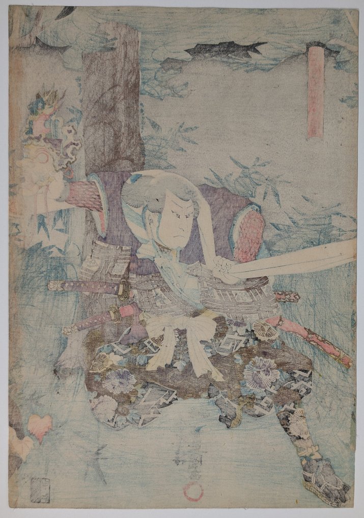 Kunisada • Tōto Dairi Hana no Mon • japansk træsnit • Ukiyo-e - Japan - Edo-perioden (1600-1868) #4.3
