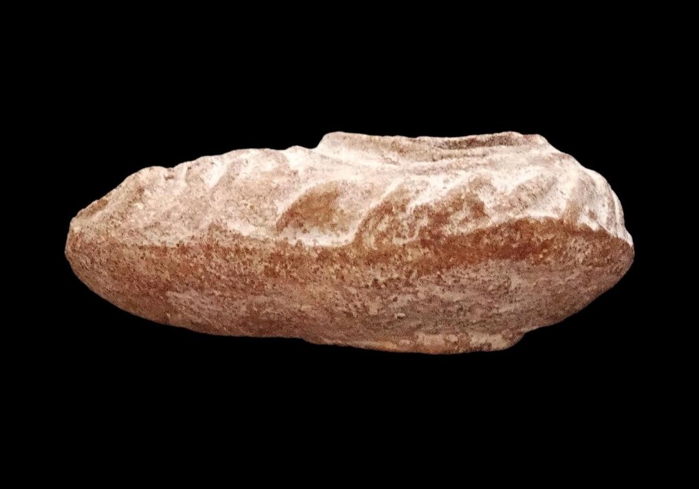 Αρχαία Ρωμαϊκή Terracotta - Λαμπτήρας λαδιού λεβαντίνης με ανάγλυφη διακόσμηση - 4ος–5ος αιώνας μ.Χ.  (χωρίς τιμή ασφαλείας) #4.3