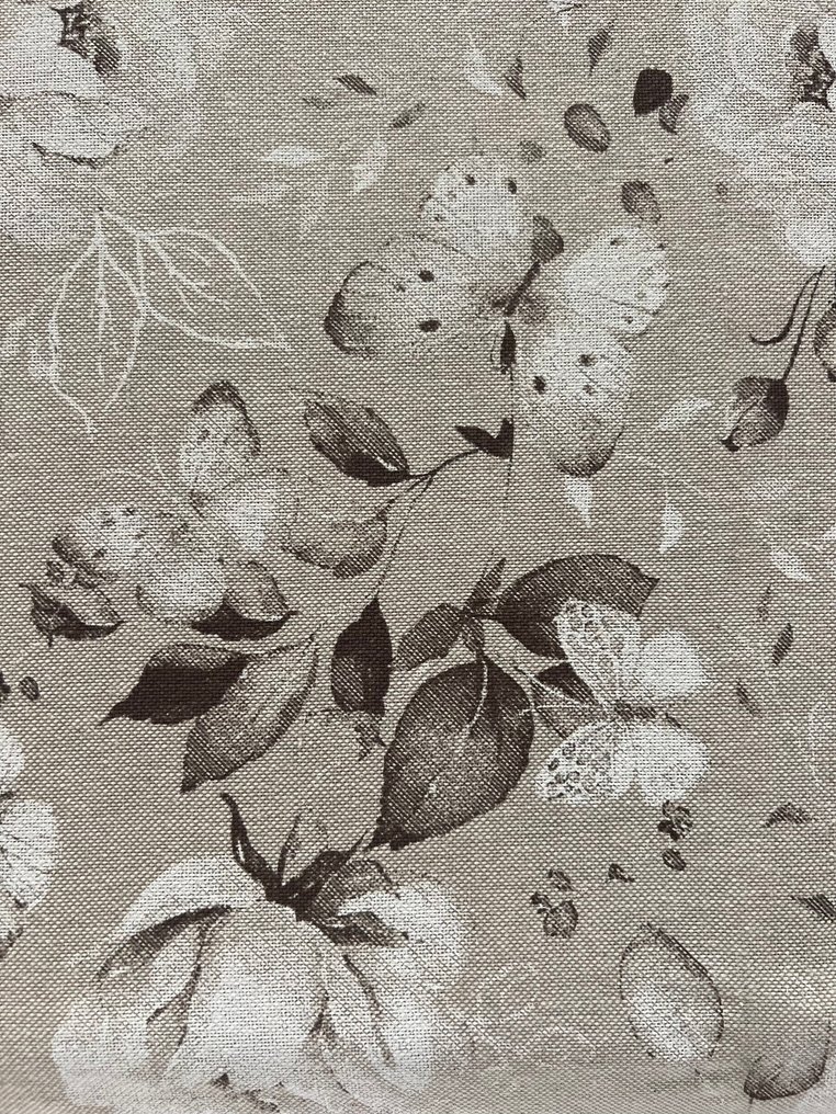 印花棉质家居布料，饰有花卉与蝴蝶图案 - 纺织品  - 280 cm - 250 cm #4.3