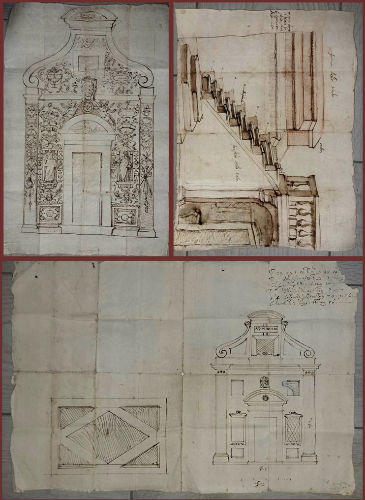 義大利學派 (XVI) - Disegni architettonici #1.0