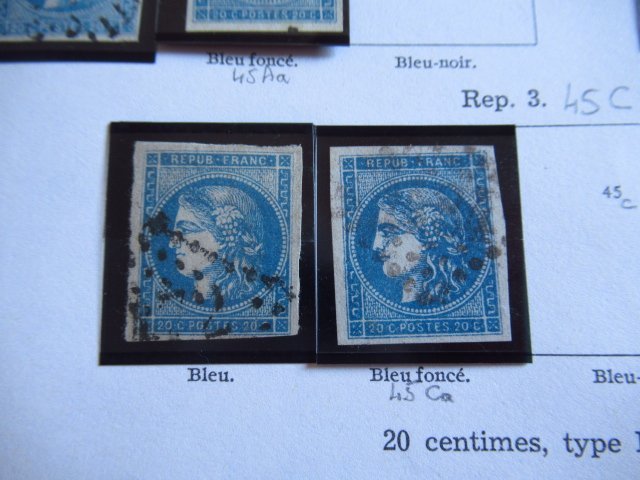 Frankreich 1870 - Preis 3700€ mit Unterschrift von Scheller, Studie über das Bordeaux 20c #4.3