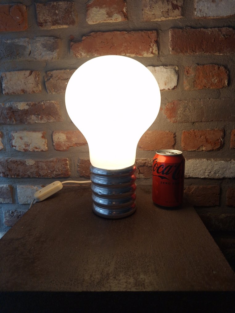 Tischlampe - Opalglas - Honsel- Stil Ingo Maurer #1.0
