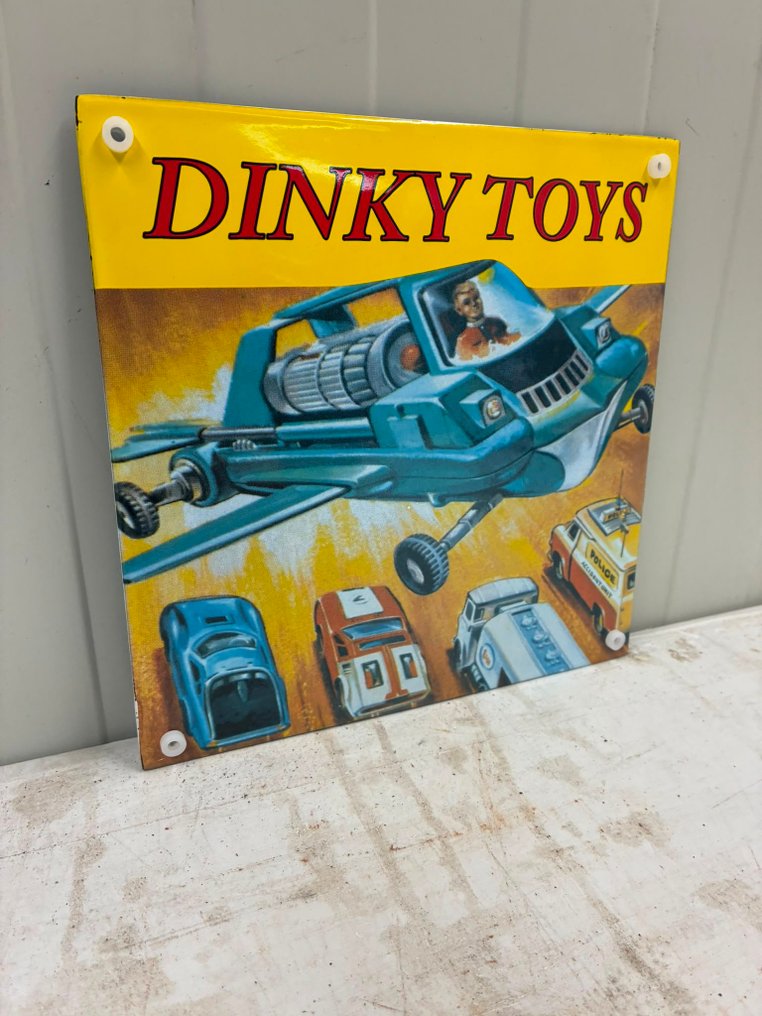 Dinky Toys – Emaille Reclamebord – Klassieke Speelgoedauto’s - Enamel sign - Enamel #4.3