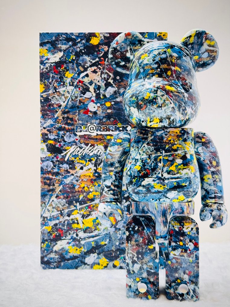 Medicom toy - BE@RBRICK 400% Jackson Pollock (Ver. 1 ) Bearbrick #1.0