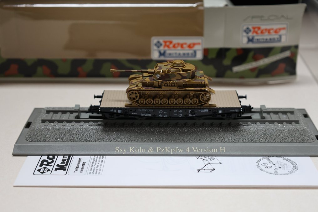 Roco H0 - 843 & 856 - Modeltog godsvogn (2) - Minitanks - DR (DRB) #1.0