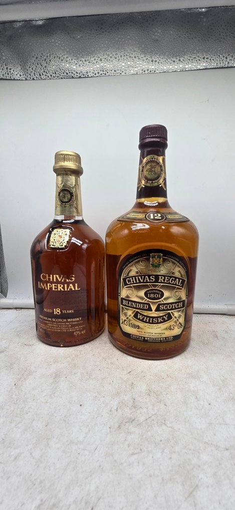 Chivas Imperial 18yo + Chivas Regal 12yo - 700 ml, 1,13 liter - 2 flaskor #2.1