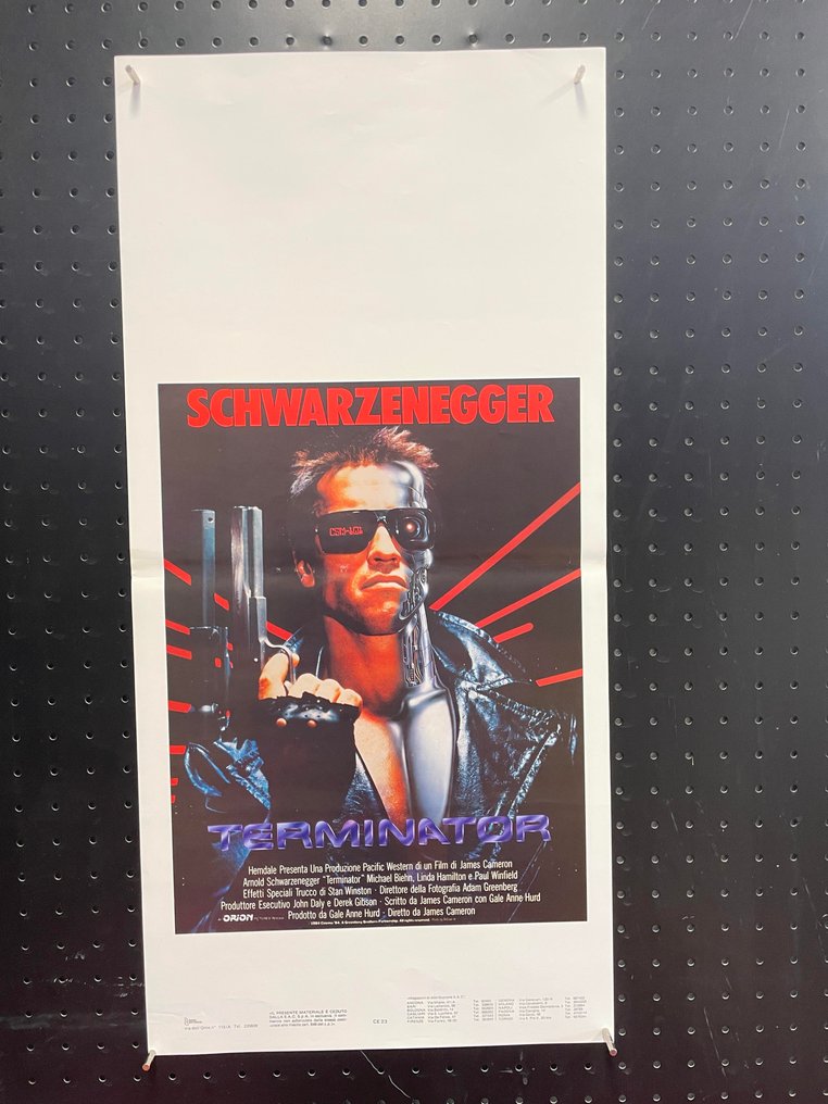 Arnold Schwarzenegger - Terminator, James Cameron, Original Cinema Release.1984 - 1980‹erne #1.0