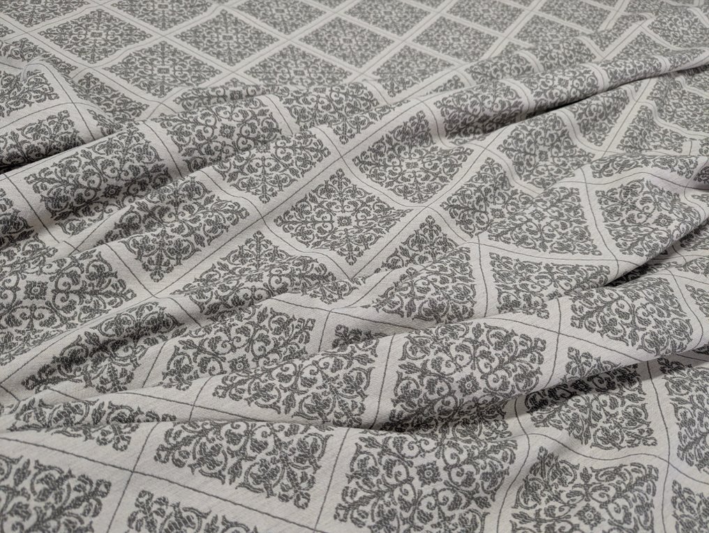 Donati Interior – Magnifico tessuto vintage Martinelli Ginetto – Raffinati arabeschi – Anni ’80 - Upholstery fabric - 540 cm - 300 cm #4.3