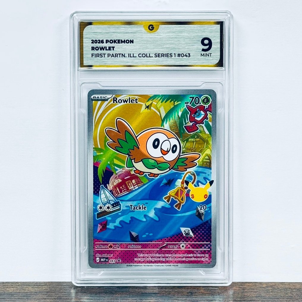 Pokémon Graded card - Rowlet MEP 043 – Pokémon - GG 9 #1.0