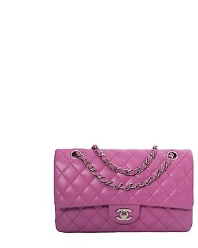 Chanel - Authenticated Timeless/Classique Handbag - Leather Purple Plain for Women, Never Worn