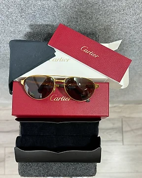 Gold cartier top frames for sale