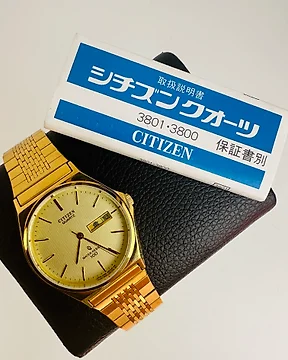 Citizen placcato oro top
