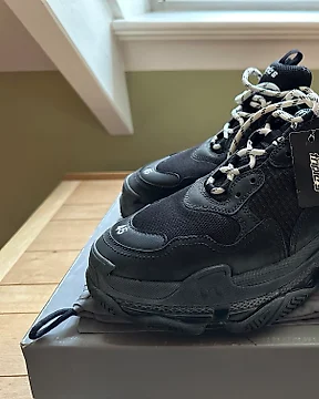 Scarpe nere balenciaga clearance