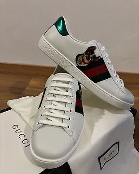 Scarpe da ginnastica gucci bianche on sale
