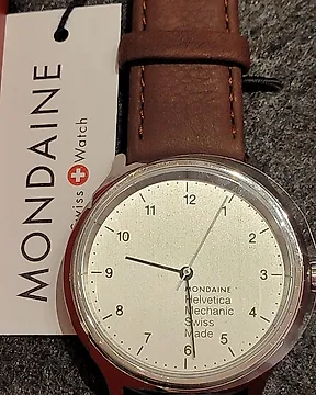Mondaine Steel Analogue wristwatch for Sale in Online Auctions