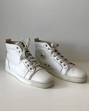Witte louboutin sneakers outlet