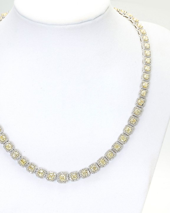 4.22 Pink Diamond Necklace - 14 kt. Pink gold - Necklace - Catawiki