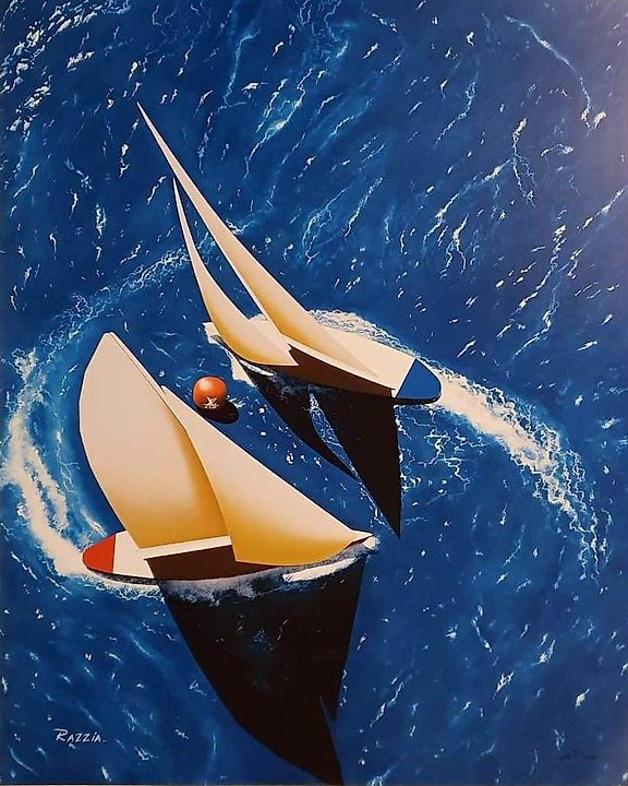 Vintage LV America's Cup Poster