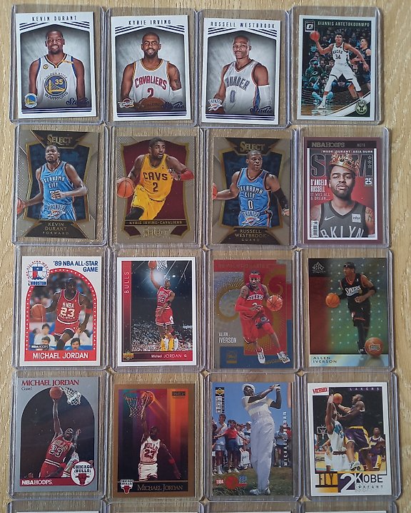 Lot Detail - (24) Allen Iverson Rookie Cards and (4) 2nd Year