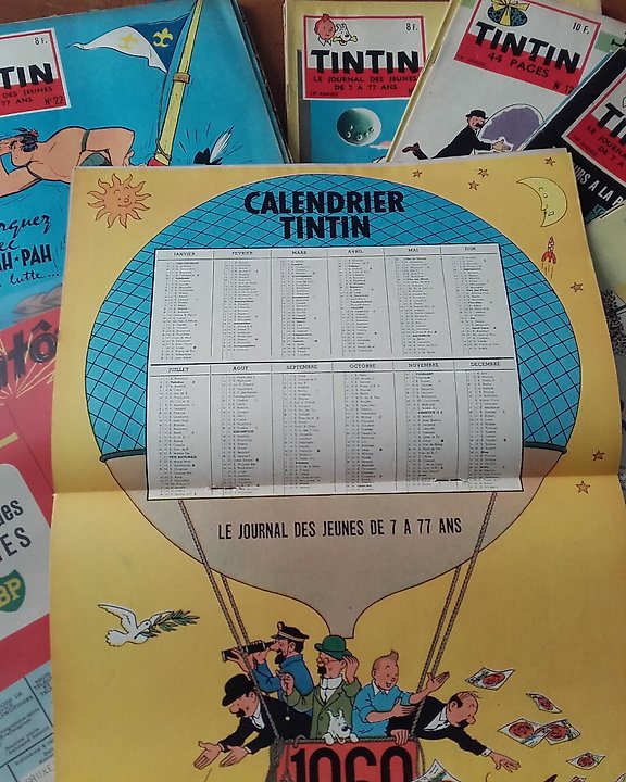 Tintin (magazine) - Année complète + Calendrier 1960 - 52 Comic - 1959 -  Catawiki