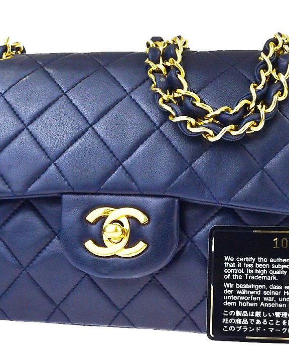 TWO CHANEL 'CLASSIC FLAP' BAGS, LATE 20TH CENTURY