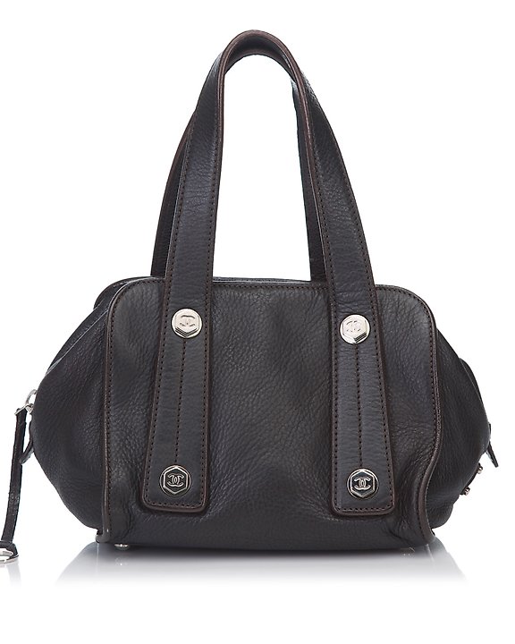 Jean Louis Scherrer black leather handbag - Catawiki