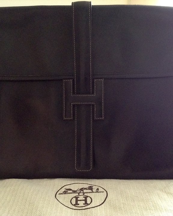 Hermès - Herline Cabas - Fourre Tout - Black - Tote Bag - - Catawiki