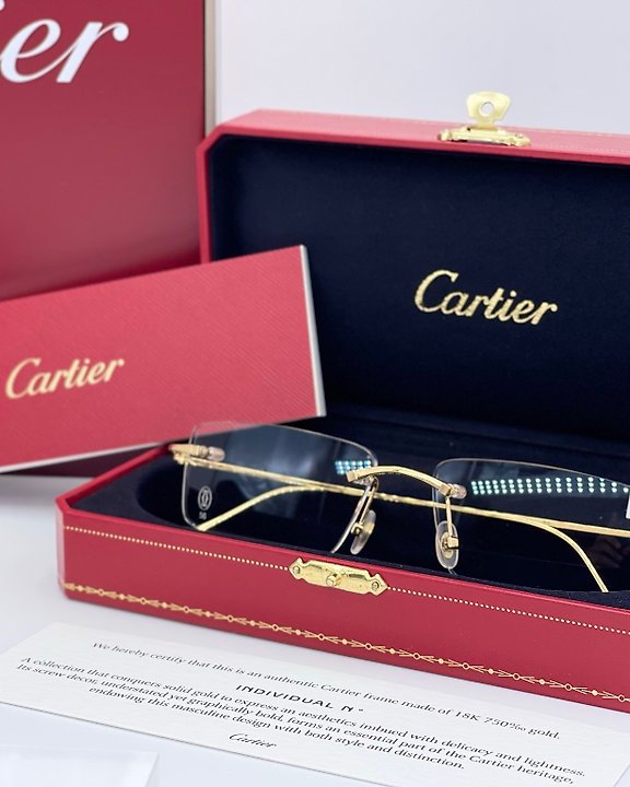 Cartier glasses box top