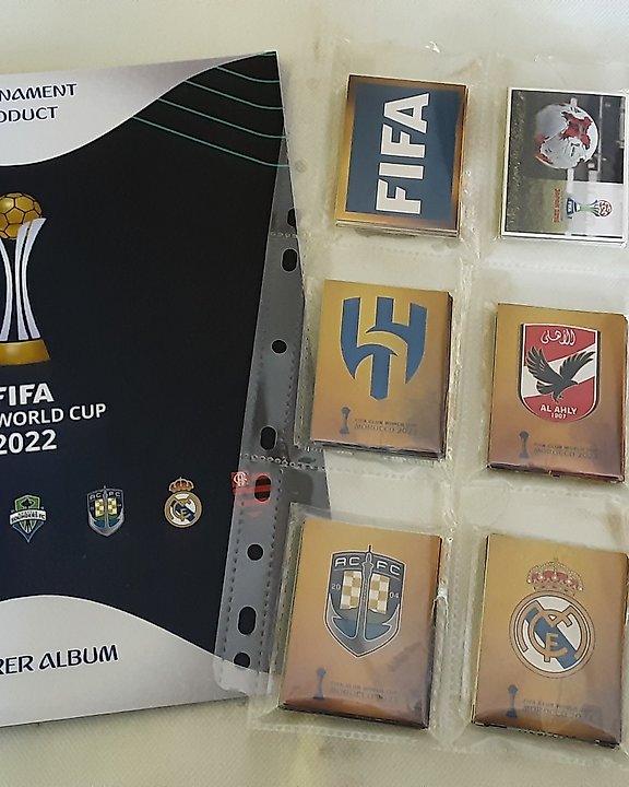 Panini - WC Qatar 2022 - 4x adesivos extras de bronze incl. - Catawiki