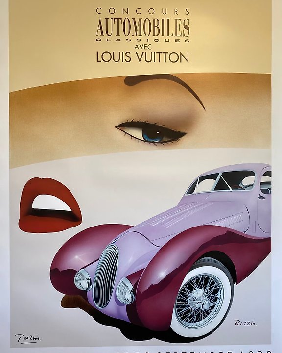 4th Louis Vuitton Cup 1995 Original Razzia Poster