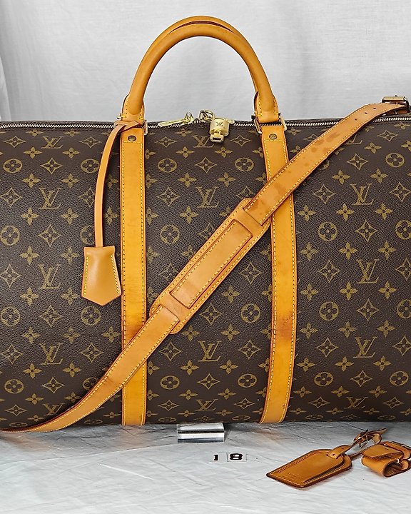 Louis Vuitton Keepall 60 Monogram Vintage Duffle Bag Luggage Auction