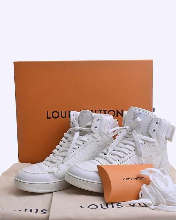 LOUIS VUITTON Rivoli Hi Top Sneaker Boots 10 - More Than You Can Imagine
