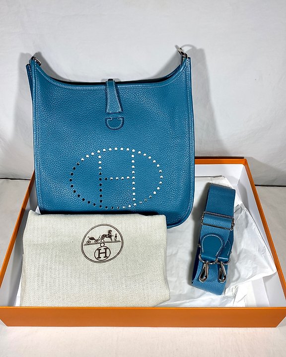 Hermès - Rare sac Collector vintage Trapézoïdal en toile - Catawiki