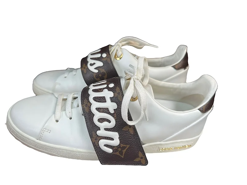 Louis Vuitton - Authenticated Time Out Trainer - Leather White Plain for Women, Never Worn