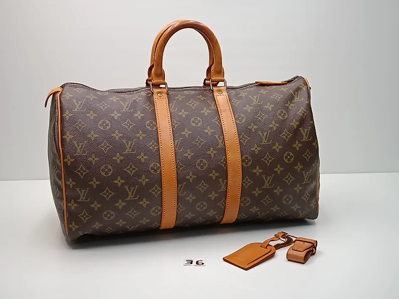 Borsa da viaggio Louis Vuitton Keepall 50 in Vendita in Asta Online