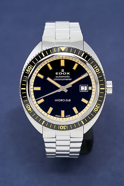 Edox - Hydro-Sub 1965 Chronometer Black LIMITED EDITION - 80128-3NBM-NIB - Men - 2011-present