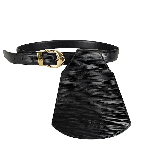 Sold at Auction: A lady's Louis Vuitton style white leather belt with brass  LV buckle. size: 44/110