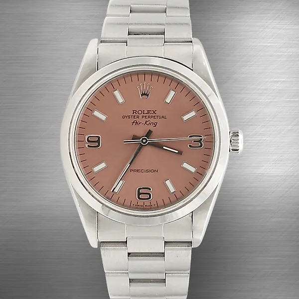 Rolex - Oyster Perpetual Air-King - Salmon Dial - 14000 - Unisex - 1990-1999