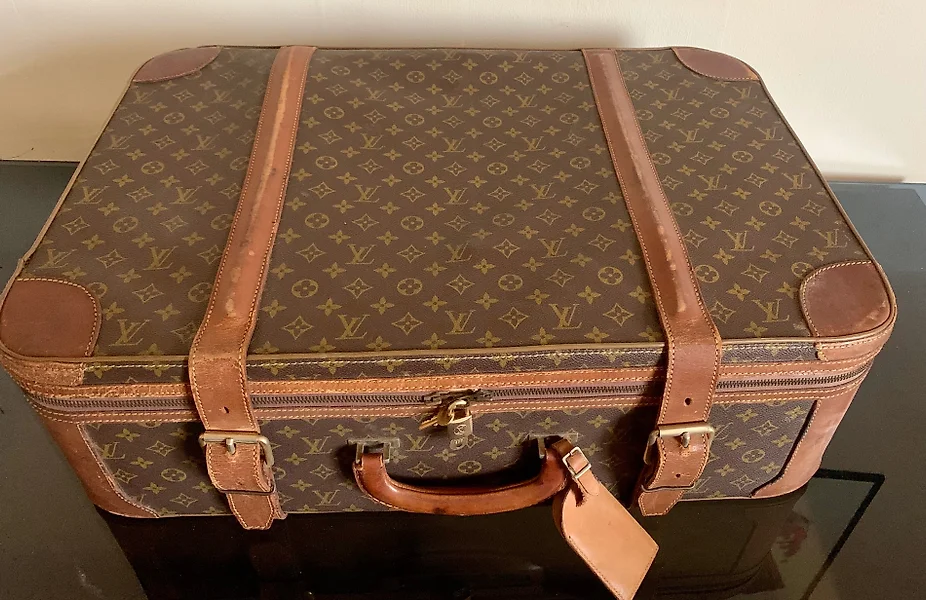 Classic Vintage Louis Vuitton Large Hard Case Luggage. for sale at auction  on 18th July