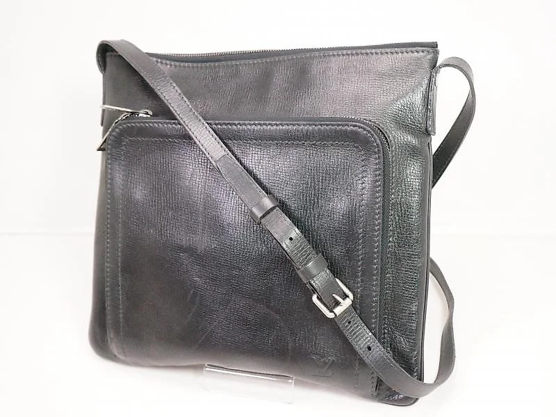 Borsa a tracolla nera Louis Vuitton in Vendita in Asta Online