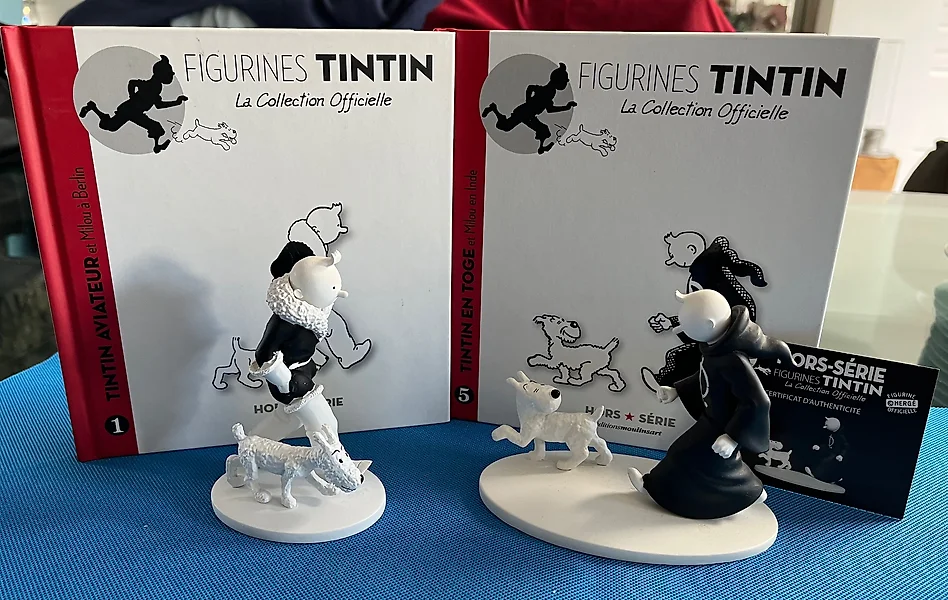 Tintin - figurines Tintin - La collection officielle (1 à 75) et les 3 hors  séries N/B - Catawiki