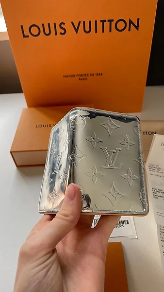 Louis Vuitton tarjetero/cartera de tarjeta/Original 100%/piel