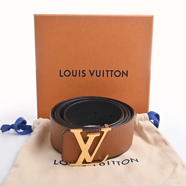 Louis Vuitton, Accessories, Lv Womens Monogram Green Reversible Belt 3 Mm  Small Buckle Made In Spain