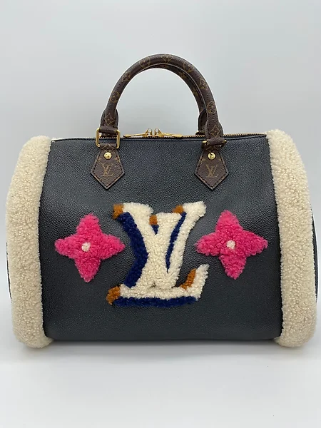 Louis Vuitton - Customized Speedy 40 by PatBo Handbag - Catawiki