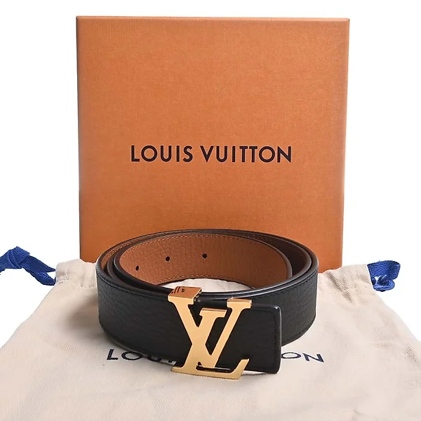 Louis Vuitton Leather Belt for Sale in Online Auctions