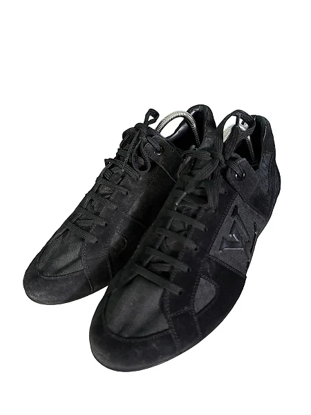 Louis Vuitton - Authenticated Hockenheim Flat - Leather Black Plain for Men, Good Condition