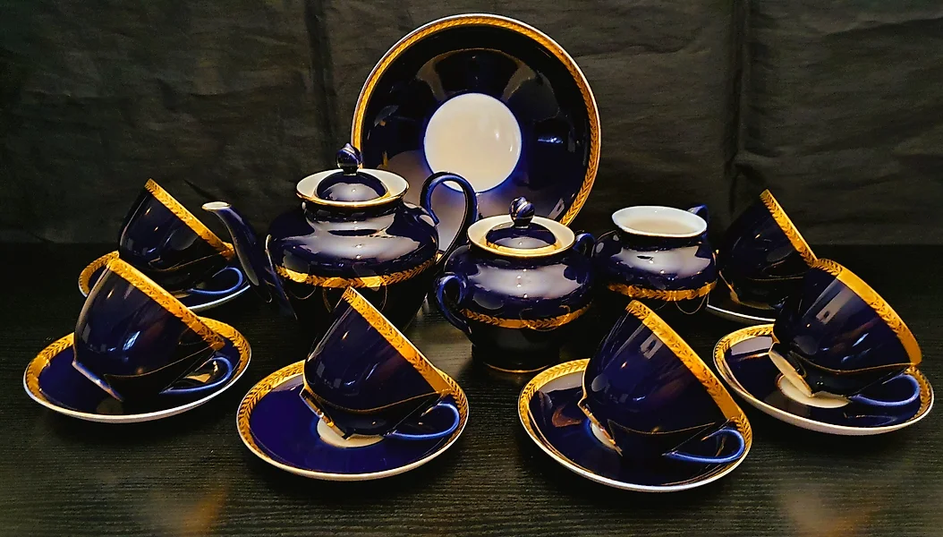 Porcelain Lomonosov Imperial Porcelain Factory Coffee and Tea set