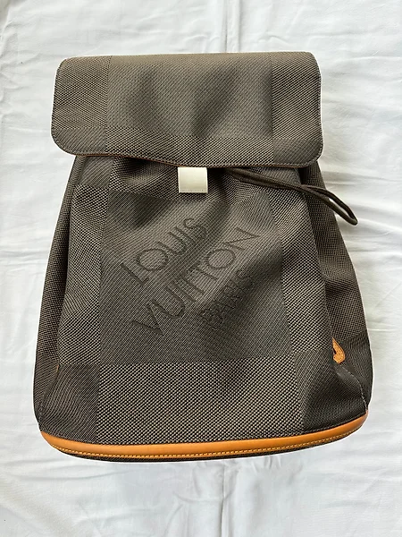 Authentic LOUIS VUITTON Monogram Shadow racer Back Pack M46105 Bag