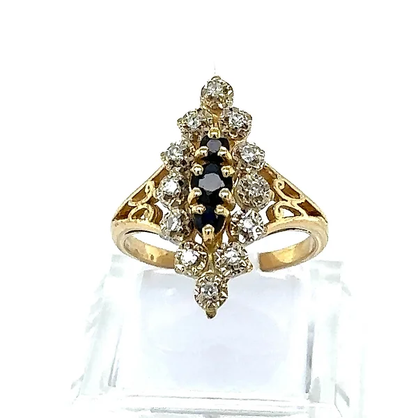 Art-Deco-Gelbgold-Ring im Angebot in Auktion Online