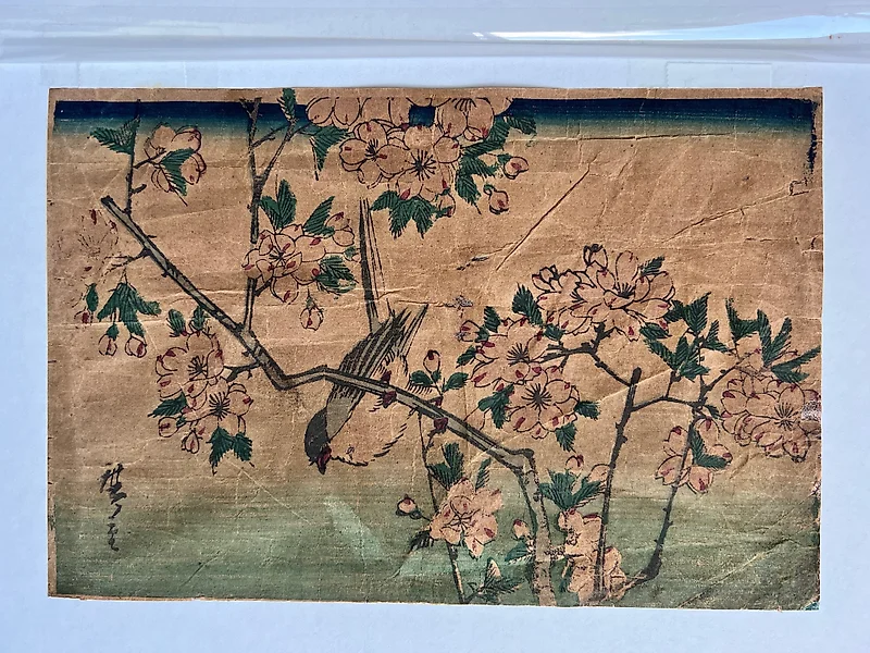 桑皮纸原木版画正在出售